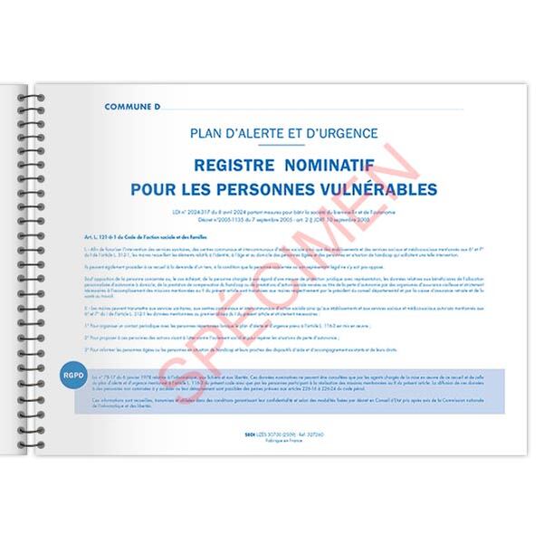 Registre nominatif de veille sanitaire pour personnes vulnérables - Vignette 2