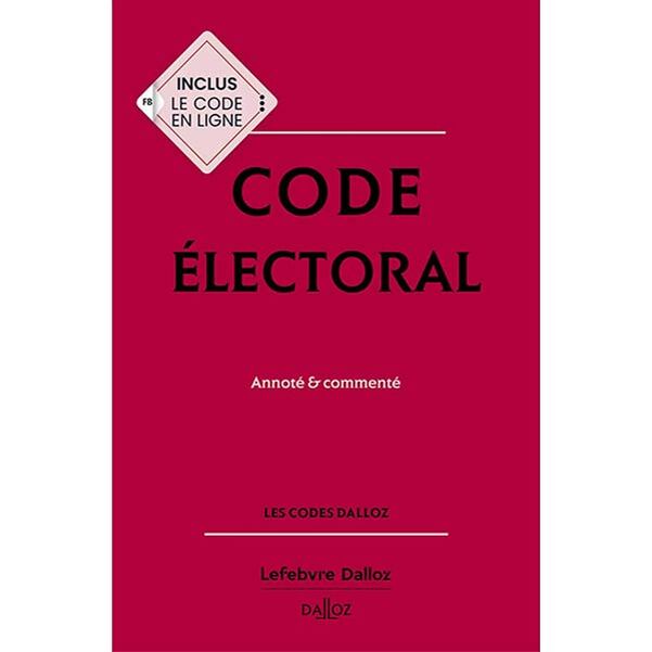 Code électoral Dalloz édition 2026