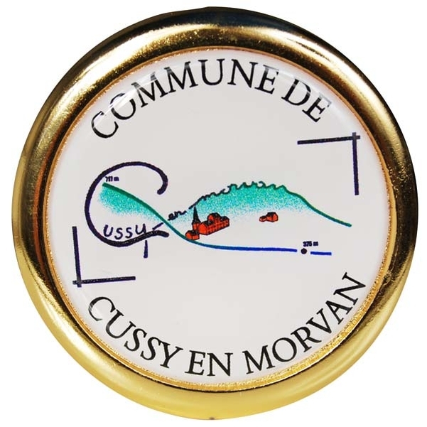 Médaille dôme époxy diam. 60 mm - Vignette 2