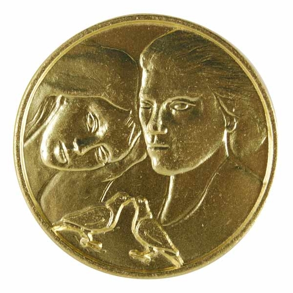 Médaille Sentiment or
