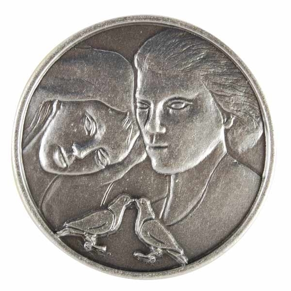 Médaille de mariage Sentiment argent