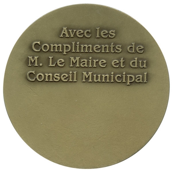 Matrice Texte diam.50 mm pour médaille orfèvrerie