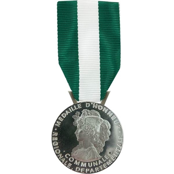 Médaille d'honneur régionale départementale et communale 20 ans en argent (secteur publique)