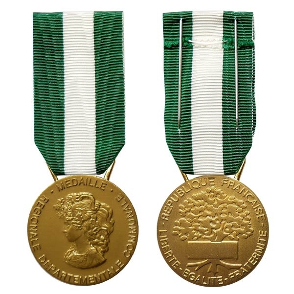 Médaille régionale départementale et communale 30 ans en bronze doré (secteur publique)