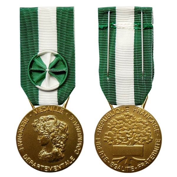 Médaille régionale départementale et communale 35 ans en bronze doré (secteur publique)