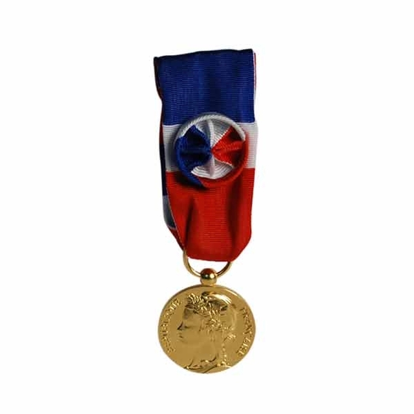 Médaille du travail 30 ans grade vermeil (secteur privé)