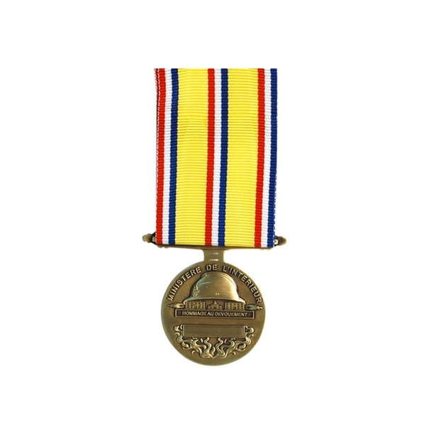 Médaille d'ancienneté Sapeurs Pompiers échelon Bronze 10 ans - Vignette 2