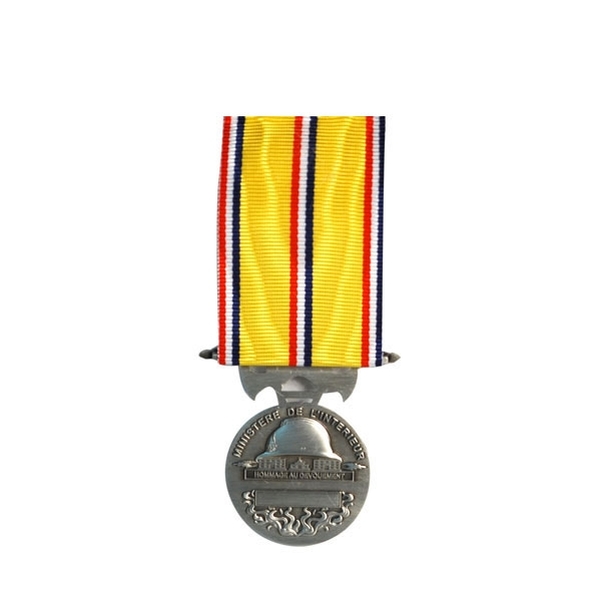 Médaille d'ancienneté Sapeurs Pompiers échelon Argent 20 ans - Vignette 2