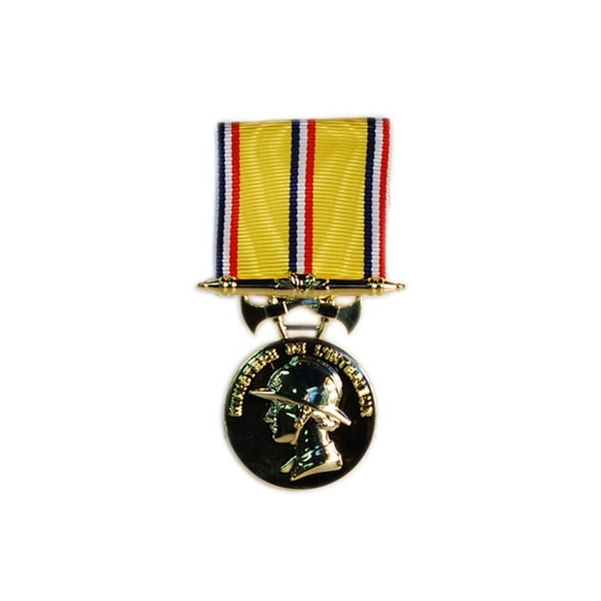 Médaille d'ancienneté Sapeurs Pompiers échelon Or 30 ans