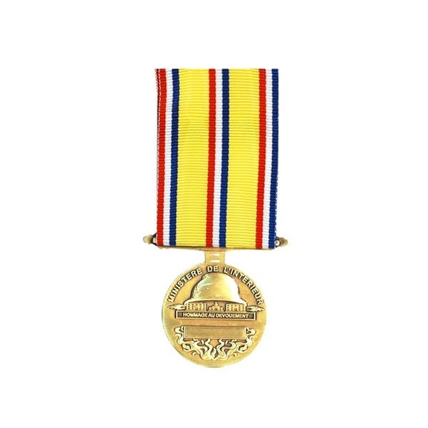 Médaille d'ancienneté Sapeurs Pompiers échelon Or 30 ans - Vignette 2