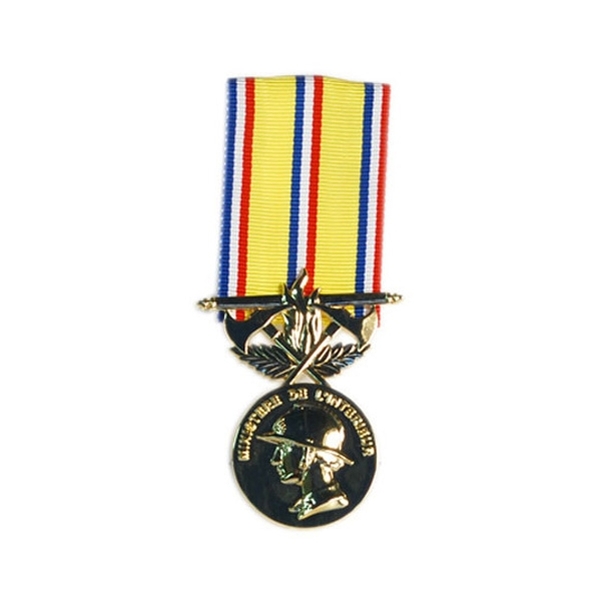 Médaille d'ancienneté Sapeurs Pompiers échelon Grand Or 40 ans