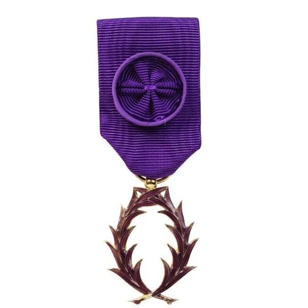 Médaille ordre des palmes académiques en argent doré