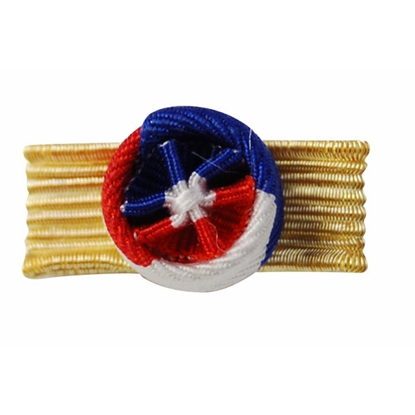 Rosette ancienneté du travail classe grand or