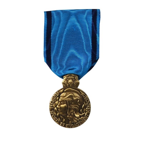 Médaille de la jeunesse et des sports en bronze