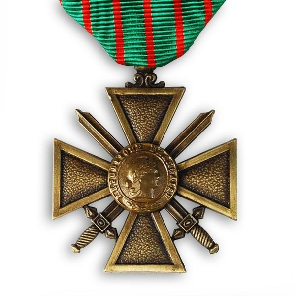 Croix de guerre 14/18 bronze - Vignette 2