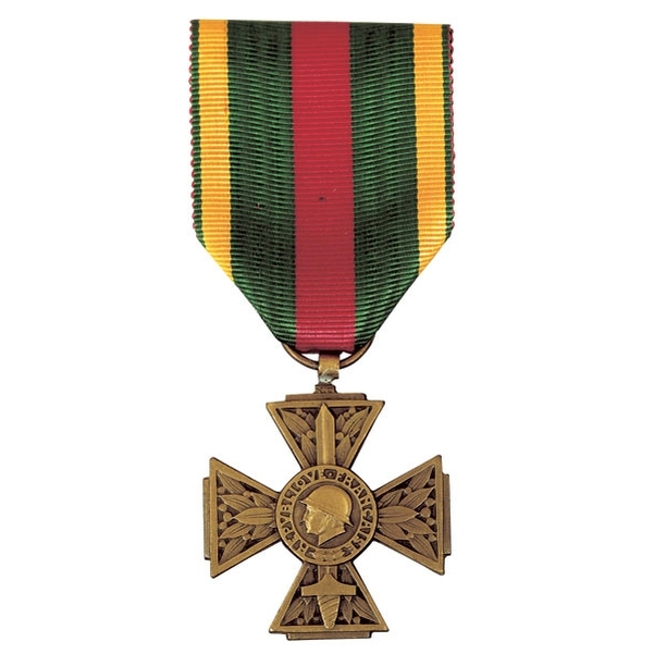 Croix du combattant volontaire 14/18 bronze