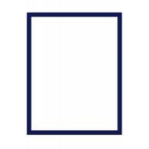 Cadre bleu pour affiche du Président E. MACRON au format 50x70 cm