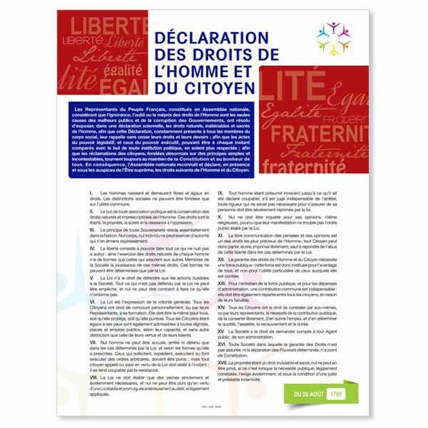 Déclaration des droits de l'homme et du citoyen