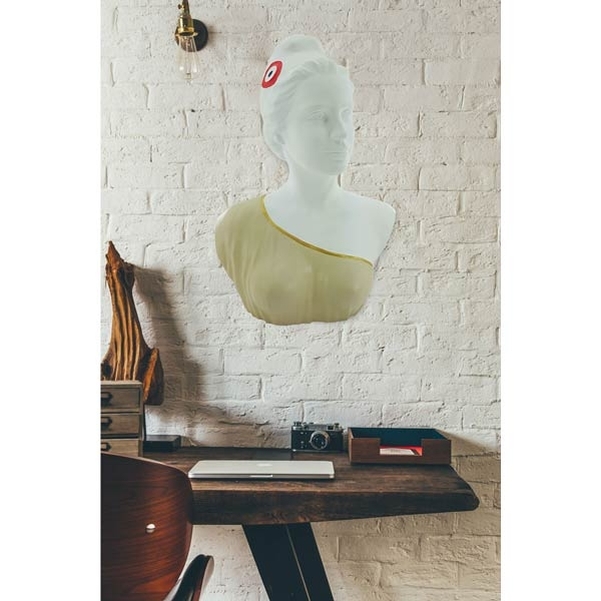 Buste Marianne Mangin Lami mural H.60 cm