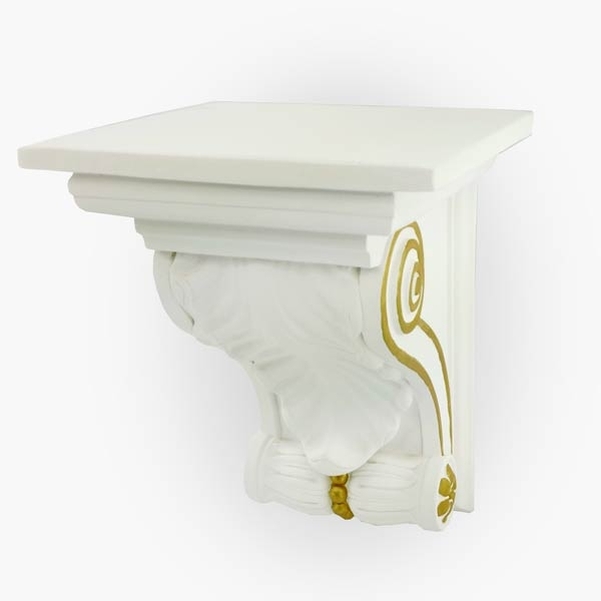 Console dorée pour Marianne Mangin Lami 60 cm