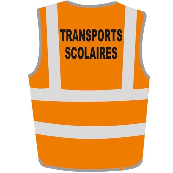Gilet fluo adulte personnalisé - Vignette 2