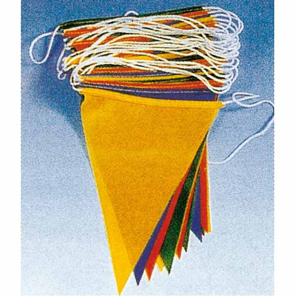 Guirlande multicolore en maille 20 flammes