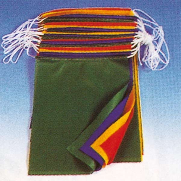 Guirlande multicolore en maille 20 pavillons