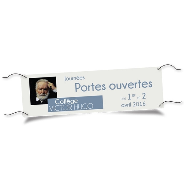 Banderole publicitaire H.70 cm - Vignette 3