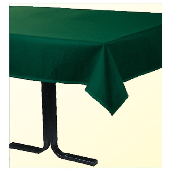 Tapis de table vert coupé à vif