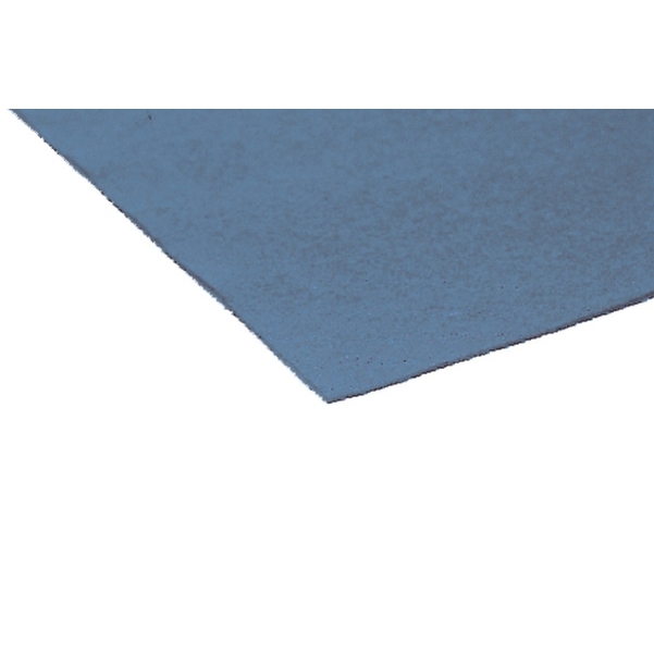 Tapis de table bleu coupé à vif