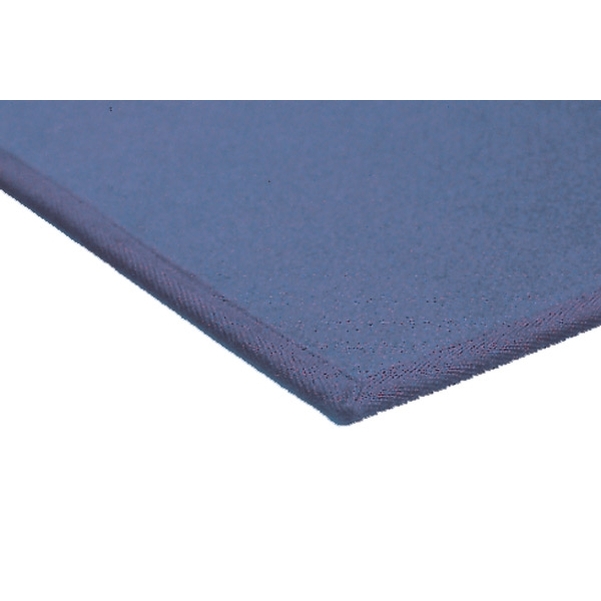 Tapis de table bleu avec galon assorti