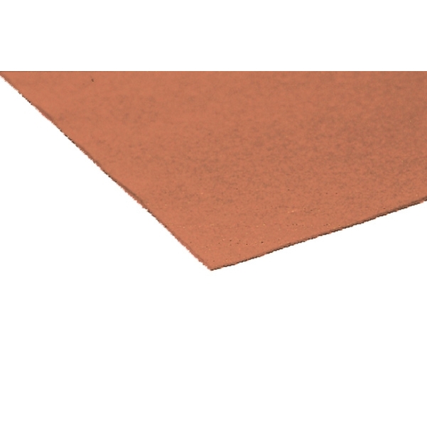 Tapis de table grenat coupé à vif