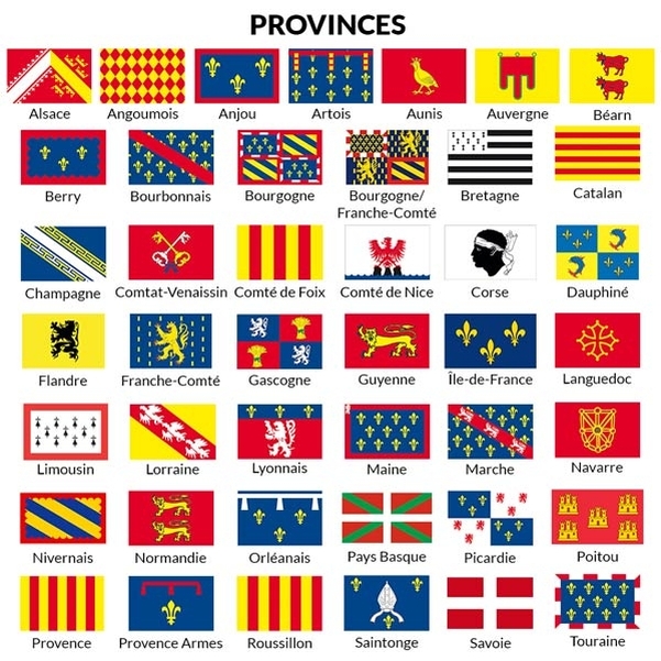 Drapeau province ou région 120x180 cm - Vignette 2