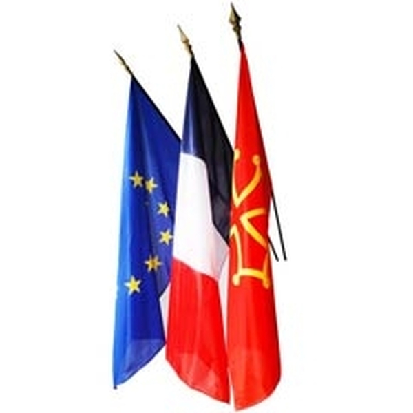 Lot de 3 drapeaux panachés province ou région 80x120 cm - Vignette 2