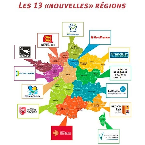 Lot de 3 pavillons panachés province ou région 120x180 cm - Vignette 3