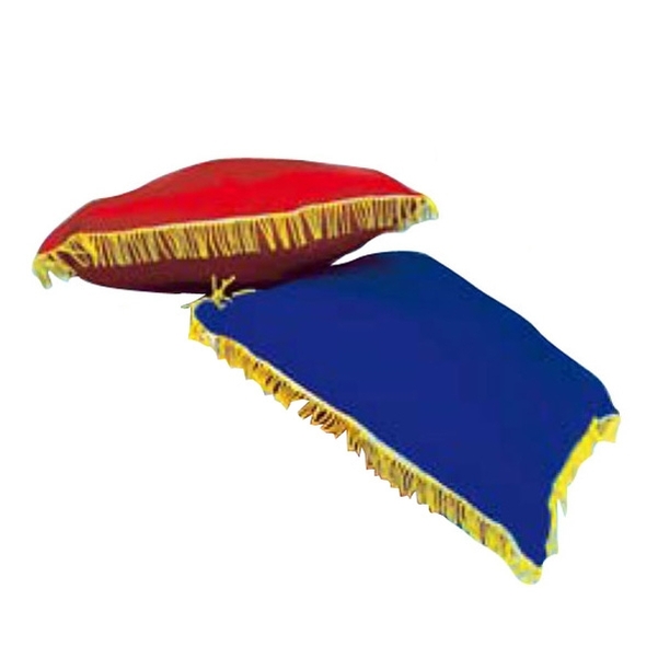 Coussin d'inauguration avec franges