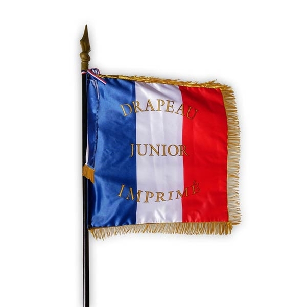 Drapeau junior de cérémonie 50x50 cm