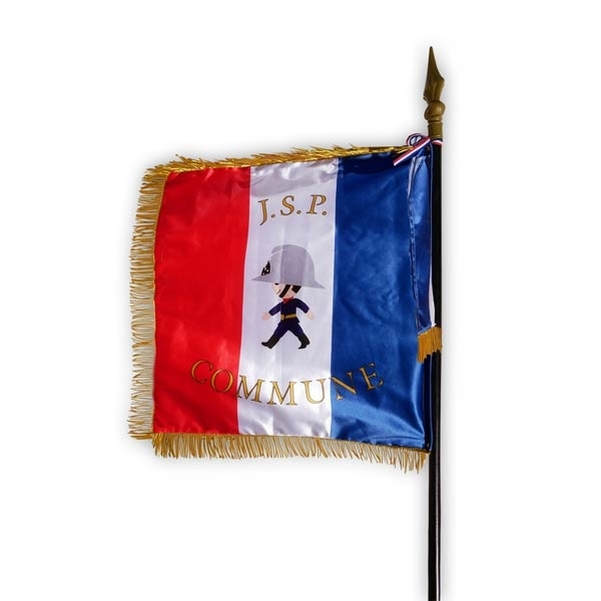 Drapeau junior de cérémonie 50x50 cm - Vignette 2
