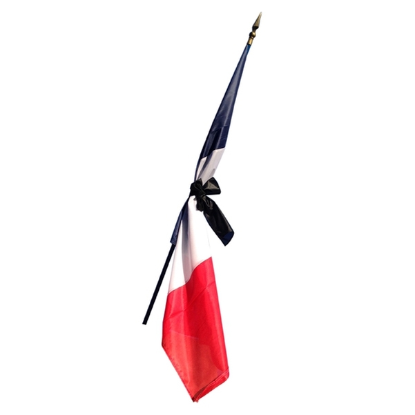 Ruban de deuil pour drapeau en berne - Vignette 2