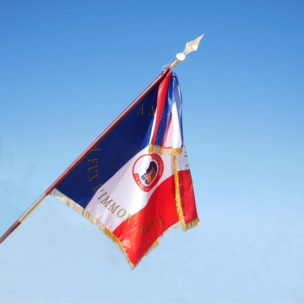 Drapeau de cérémonie imprimé 97x120 cm - Vignette 4