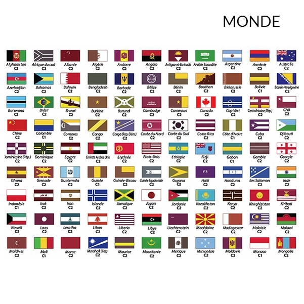 Drapeau de l'UE et du Monde 80x120 cm - Recyclé - Vignette 3