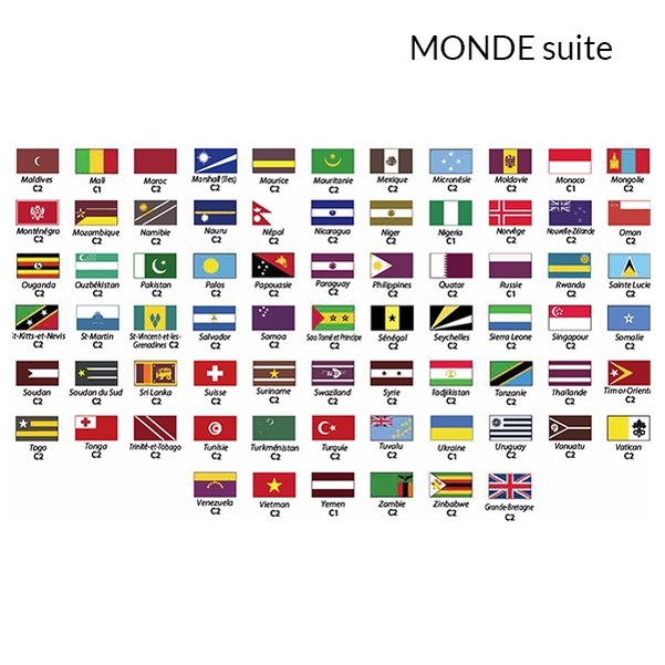 Drapeau de l'UE et du Monde 80x120 cm - Recyclé - Vignette 4