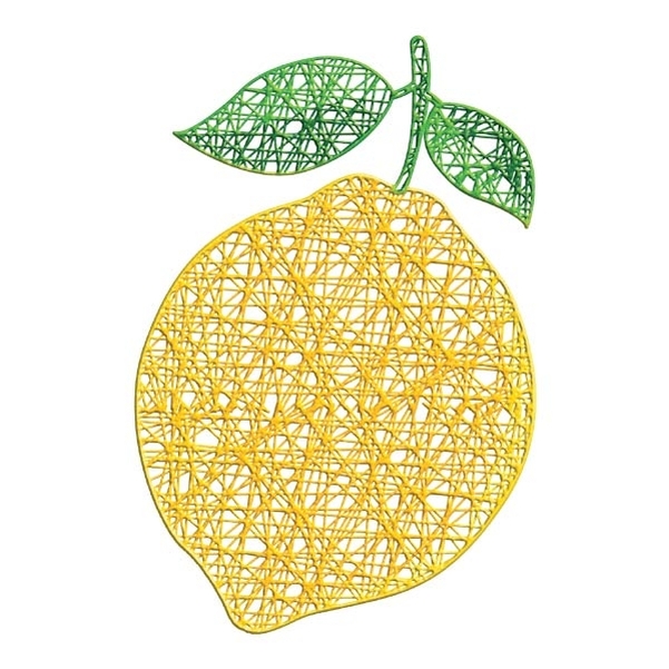 Décor CITRON 2D 100 CM FIBRE DE VERRE Colorisée