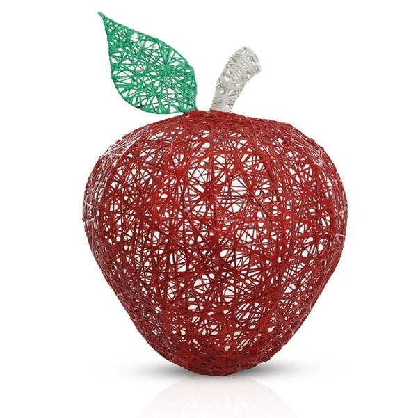 Décor POMME 3D 135 CM FIBRE DE VERRE Colorisée