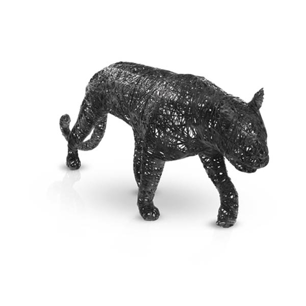 Décor PANTHERE NOIRE 3D 90 CM FIBRE DE VERRE Colorisée