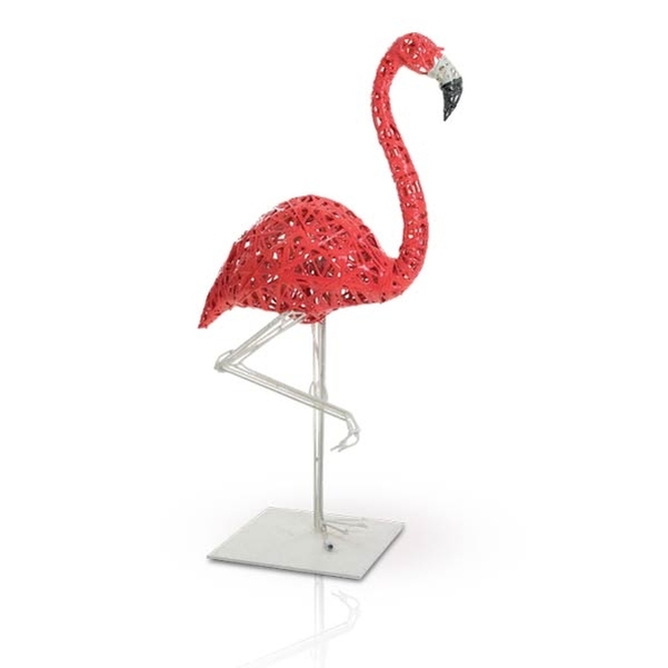 Décor FLAMANT ROSE 3D 140 CM FIBRE DE VERRE Colorisée