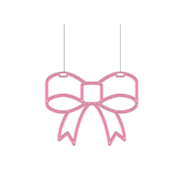 Décor NOEUD ROSE 2D