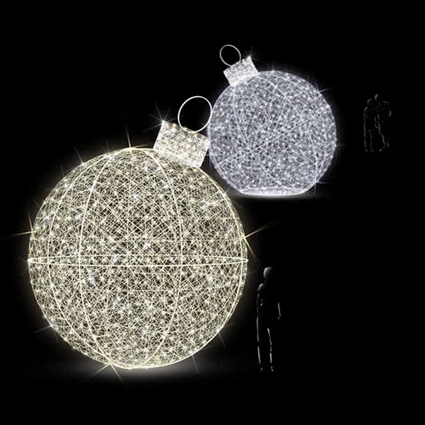 Décor 3D Igloo entrée DOUBLE avec goupille - H 3.85 M - LED PETILLANT
