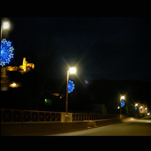 Décor Lumicolor Rayons Etoilés pour poteau - Vignette 2