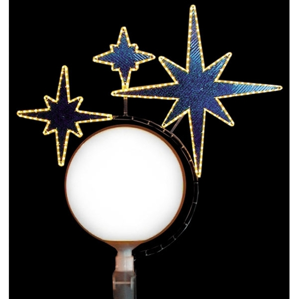 Décor Lumiboule Eclats en LED pour lampadaire